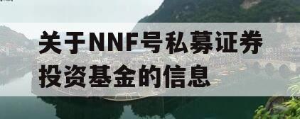 关于NNF号私募证券投资基金的信息