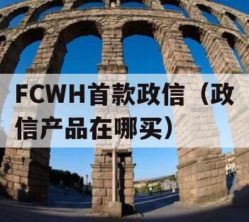 FCWH首款政信（政信产品在哪买）