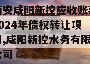 西安咸阳新控应收账款2024年债权转让项目,咸阳新控水务有限公司