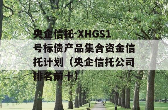 央企信托-XHGS1号标债产品集合资金信托计划（央企信托公司排名前十）