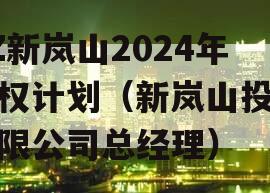 RZ新岚山2024年债权计划（新岚山投资有限公司总经理）