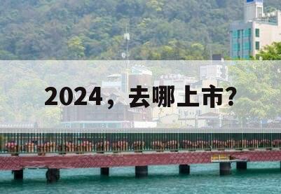 2024，去哪上市？